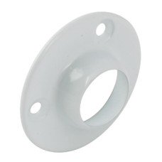 Rail Socket Ø 19 mm Steel White finish