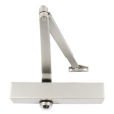 Door Closer Overhead Power Adjustable Size 2-4 Max. Door Width 1100 mm Universal application Silver