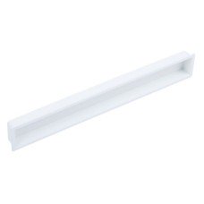 Inset Handle Zinc Alloy 160 mm Cubic Matt white