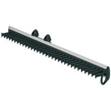 Pull Out Tie Rack Depth 505-520 mm Aluminium rail with plastic rack Black rack