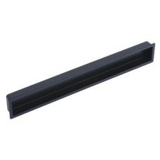 Inset Handle Zinc Alloy 160 mm Cubic Matt black