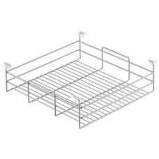 Wire Basket for Elite Soft Close Vibo For hanging onto pull-out frame Silver epoxy finish basket width 387mm
