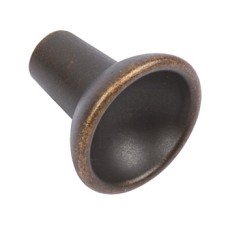 Knob Zinc Alloy Ø 29 mm Raviolo Antique bronze