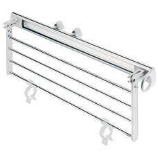 Pull out Rails for Ties Trousers and Skirts Aluminium rail with plastic rack/clips White rack