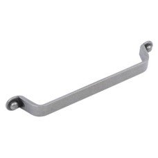 D Pull Handle Zinc Alloy Fixing Centres 160 mm Button Pewter