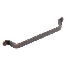 D Pull Handle Zinc Alloy Fixing Centres 160 mm Button Antique bronze