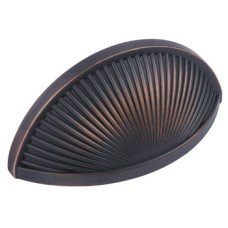 Cup Pull Handle Zinc Alloy Fixing Centres 76 mm Crawford Oil rubbed bronze