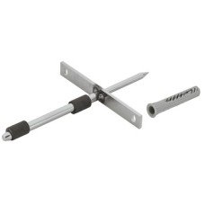 Concealed Shelf Support Press-Fit with Mounting Plate for Installation into Masonry Walls For concealed mounting of shelves size: 12 mm for min. shelf thickness: 22 mm