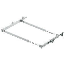 Wardrobe Pull Out Basket for Cabinet Width 400-1000 mm Full extension ball bearing runners For cabinet width 500 mm width 464 mm