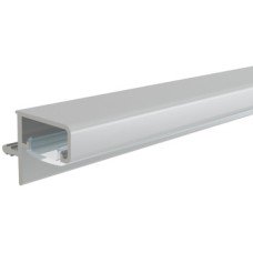 Profile Handle for Horizontal Fixing with Slot for LED Strip Gola System A Silver anodised