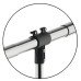 Pull Down Wardrobe Rail for Internal Wardrobe Width 870-1190 mm For mounting on side panel Nickel plated/black finish