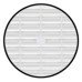 Ventilation Grille for Recess Mounting with Flanged Rim 154 x 154 mm Plastic Ventilation area 85 cm2 white