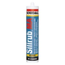 Specialist Sealant Silicone for Marble and Stone Tube 310 ml Soudal Silirub MA Clear
