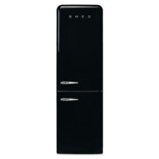Fridge-Freezer Freestanding Total Capacity 365 Litres Smeg 50’s Style FAB32RBL5UK - Black right hand hinge