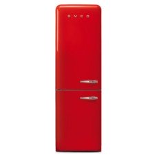 Fridge-Freezer Freestanding Total Capacity 365 Litres Smeg 50’s Style FAB32LRD5UK - Red left hand hinge
