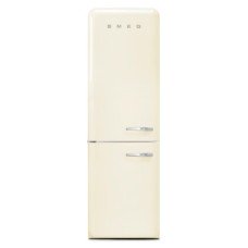 Fridge-Freezer Freestanding Total Capacity 365 Litres Smeg 50’s Style FAB32LCR5UK - Cream left hand hinge