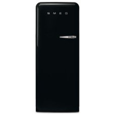 Fridge-Freezer Freestanding with Ice Compartment Total Capacity 281 Litres Smeg 50’s Style FAB28LBL5UK - Black left hand hinge