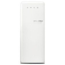 Fridge-Freezer Freestanding with Ice Compartment Total Capacity 281 Litres Smeg 50’s Style FAB28LWH5UK - White left hand hinge