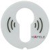 Escutcheon Foil for Reader Module Dialock DT 710 Without aperture grey