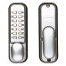 Mechanical Lock Digital Economy Pattern 141.5 x 41 mm Low duty Satin chrome