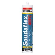 Flexible Sealant Polyurethane Tube 310 ml Soudal Soudaflex 40FC Flexible gap sealant and adhesive based on polyurethane White