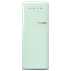 Fridge-Freezer Freestanding with Ice Compartment Total Capacity 281 Litres Smeg 50’s Style FAB28LPG5 - Pastel green left hand hinge