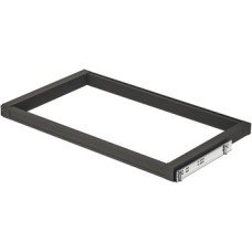Pull Out Frame Häfele Dresscode For side panel thickness of 25 mm Width B 908 mm for cabinet width 1000 mm umber grey RAL 7022
