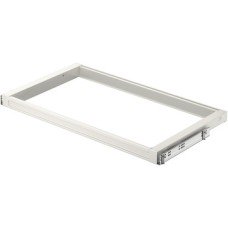 Pull Out Frame Häfele Dresscode For side panel thickness of 25 mm Width B 908 mm for cabinet width 1000 mm traffic white RAL 9016