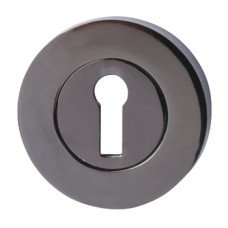 Escutcheons Standard Keyway Ø 53 mm Zinc Alloy Black nickel