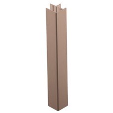 Plinth Connector 90° Corner or End Connector 146 mm High for 150 mm Plinth For use with plinth panel 713.35.101/301/401/501/801 Brushed copper anodised