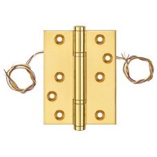 Butt Hinge Conductor 100 x 75 mm Brass C2 Copper plated