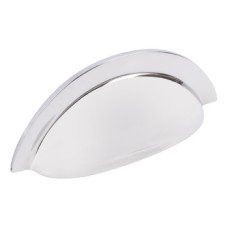 Cup Pull Handle Brass Fixing Centres 64 mm Jude Polished nickel