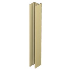 Plinth Connector 90° Corner or End Connector 146 mm High for 150 mm Plinth For use with plinth panel 713.35.101/301/401/501/801 Brushed brass anodised