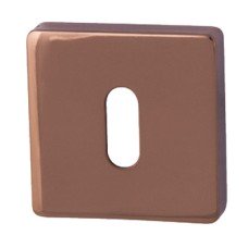 Escutcheons Standard Keyway Square 52 x 52 mm Zinc Alloy RO11 Rose coloured