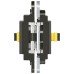 3D Hinge 180° Aluminium Zinc Diecast and Steel Tectus TE 540 3D A8 Energy 3-way continuous adjustment Satin stainless steel