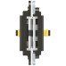 3D Hinge 180° Aluminium Zinc Diecast and Steel Tectus TE 640 3D A8 Energy 3-way continuous adjustment Satin stainless steel