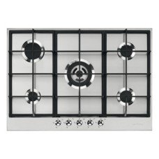 Hob Gas 725 mm With Cast Iron Pan Stands Smeg Classic PX375 - Stainless steel