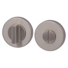 WC Release and Inside Turn Round Ø 52 mm Zinc Alloy RO12 Brushed nickel