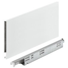 Matrix Box Slim A30 Drawer Set 30 kg 175 mm High Push to Open Full extension under mounted runners Length 270 mm white