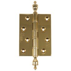Butt Hinge Urn Finial 100 x 75 mm Brass Copper plated
