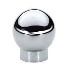 Ball End Cap Bar Railing System For Ø 38 mm tubes Polished chrome finish