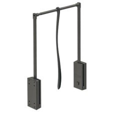 Wardrobe Lift Häfele Dresscode For internal cabinet width 600–1000 mm umber grey RAL 7022