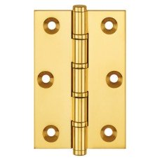 Butt Hinge Ball Bearing 76 x 50 mm Brass Matt black