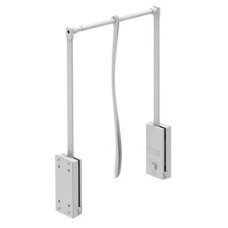 Wardrobe Lift Häfele Dresscode For internal cabinet width 440-610 mm traffic white RAL 9016