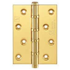 Butt Hinge Ball Bearing 100 x 75 mm Brass Suitable for use on 30 minute fire doors Copper plated