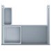 Waste Bin System Vauth-Sagel VS ENVI Drawer For cabinet width 600 mm silver