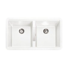 Sink Double Bowl Rangemaster Paragon Igneous Granite Rangemaster Double Bowl PAR2641 White