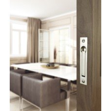 Pull Handle Edge Flush Brass Suitable for timber sliding doors Antique brass