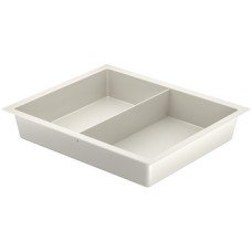 Box Hook-In Element for Pull Out Frame Häfele Dresscode Height H 104 mm width B 290 mm for cabinet width 500 mm traffic white