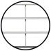 Ventilation Grille Plastic with Fixing Clips and with Louvres Over 200 cm² ventilation area Polished chrome plated finish length 458 mm